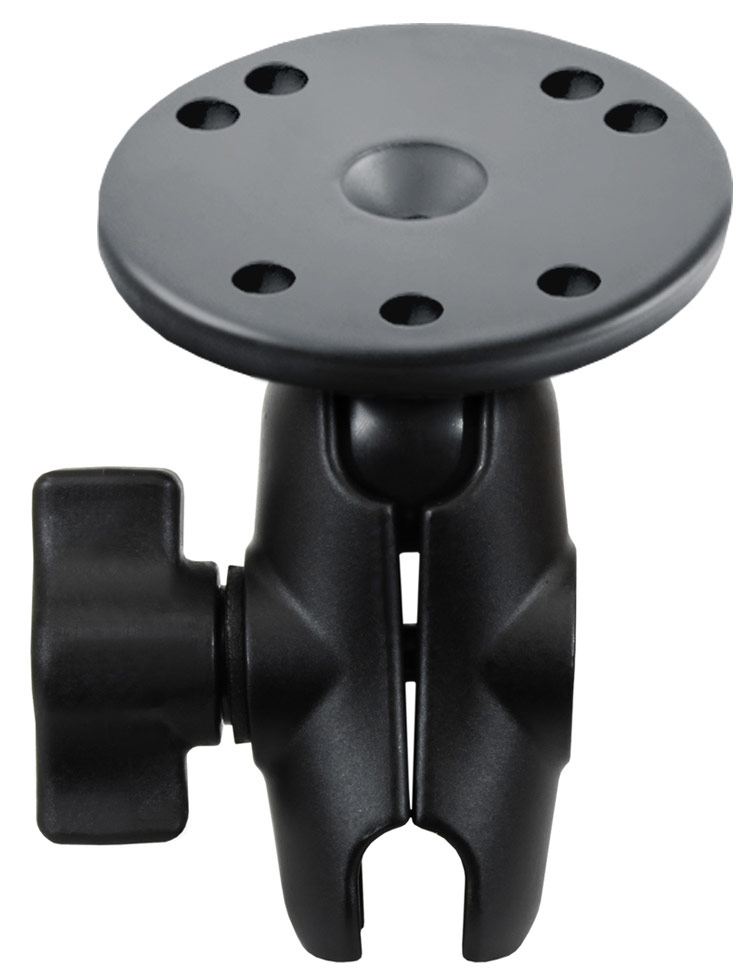 RAM Mount RAM-B-103U Kit Di Fissaggio - Braccio A Doppia Presa Con Base Rotonda Da 6,3 Cm E Sfera Da 2,5 Cm