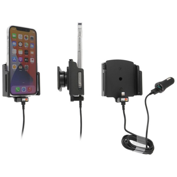 Brodit Halter - Apple iPhone 14 / 14 Pro / 13 / 13 Pro / 12 / 12 Pro - USB-Kabel - 721239