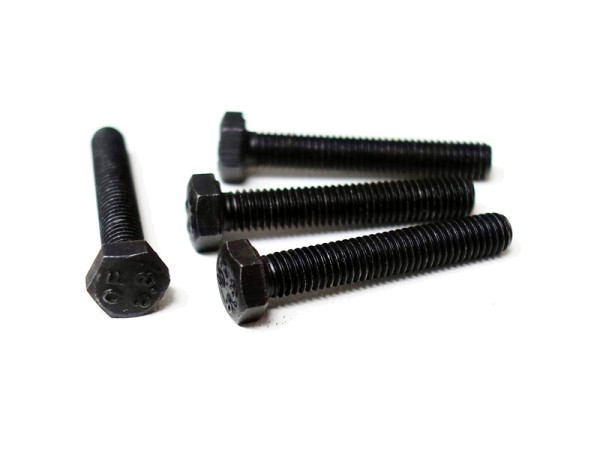 Schrauben M5 x 30mm - 4 Stück - Sechskant - schwarz