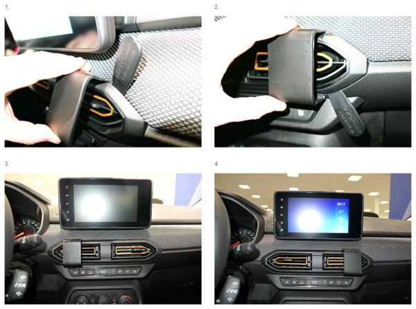 Brodit ProClip - Dacia Jogger / Sandero - Bj. 21-25 - Center Mount - 855668