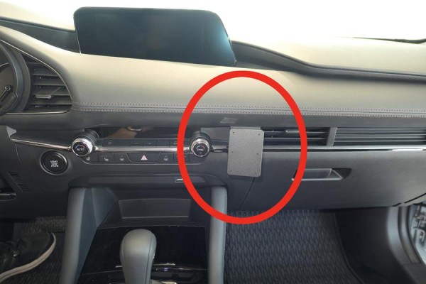 Brodit ProClip - Mazda 3 / CX-30 - Bj. 19-25 - Center Mount - 855530