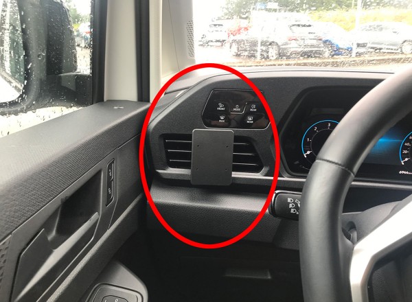 Brodit ProClip - Ford Tourneo Connect/Transit Connect / VW Caddy/Caddy Cargo - Bj. 21-25 - 805687