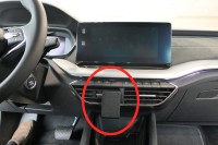 Brodit ProClip - Skoda Octavia - Bj. 20-25 - Center Mount - 855619