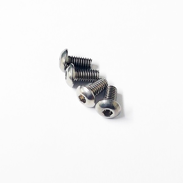 Schrauben M4 x 8mm - 4 Stück - Innensechskant - silber