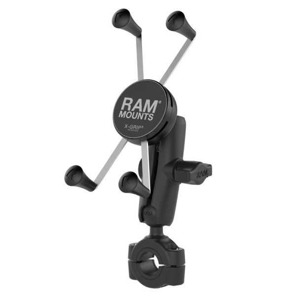 RAM X-Grip® Halter für große Smartphones mit Rohrbefestigung 19-25mm - RAM-B-408-75-1-UN10U