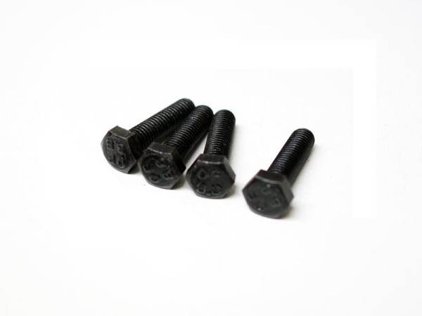 Schrauben M5 x 20mm - 4 Stück - Sechskant - schwarz