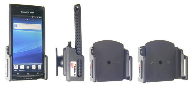 Passiv Geräte mit 62-77mm Breite / 6-10mm Dicke Brodit Halter 511307 