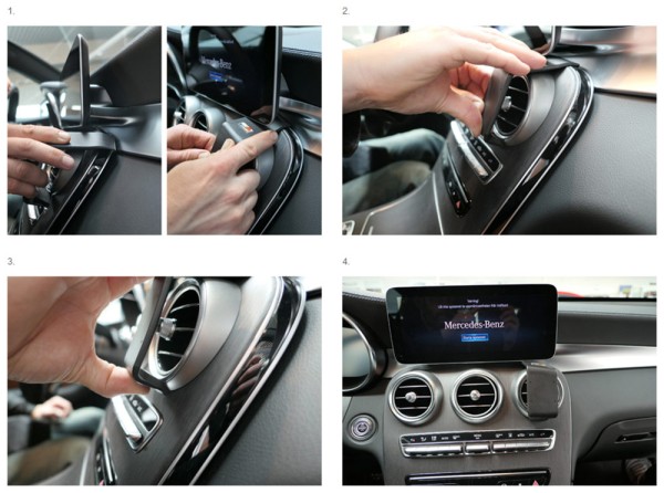 Brodit ProClip - Mercedes GLC - Bj. 20-22 - Angled Mount - 855606